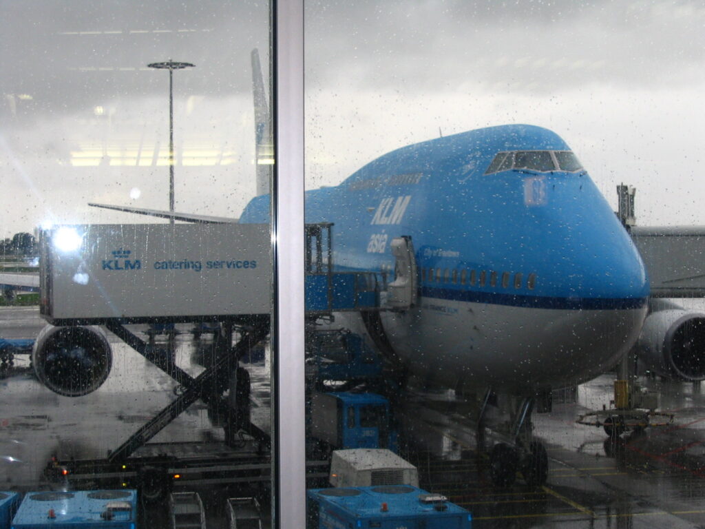 Vliegtuig van KLM